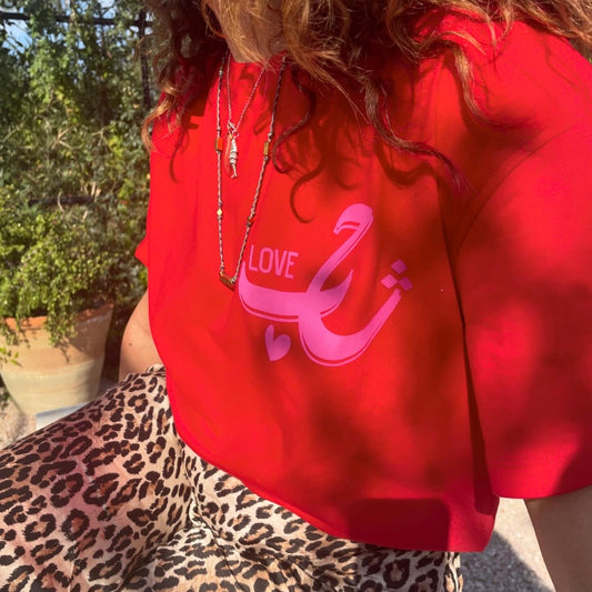 TEE-SHIRT - RED - LOVE