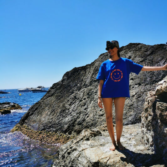 TEE-SHIRT - "BE HAPPY HABIBI"-WOMEN