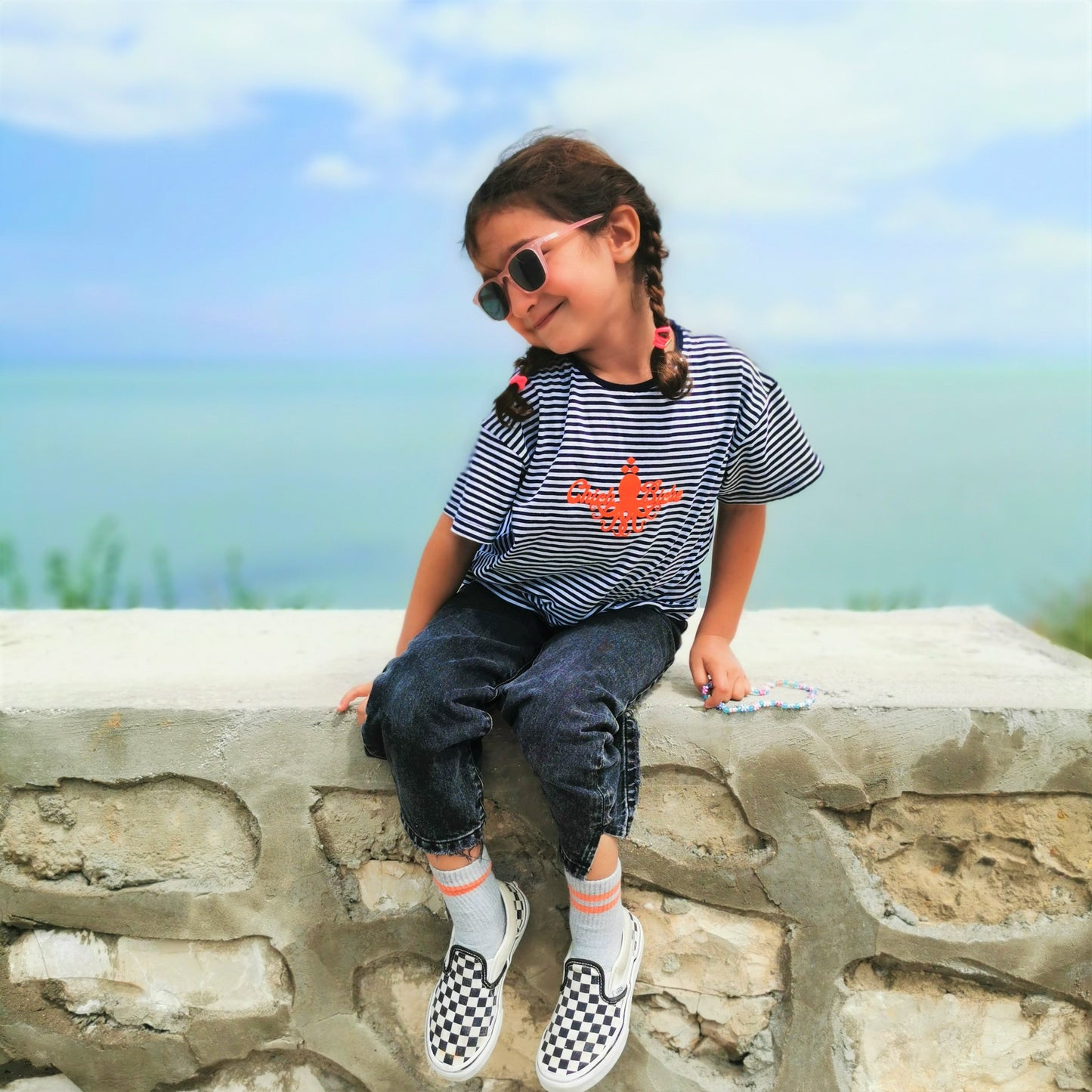 KARNIT TEE - "marinière" -KIDS