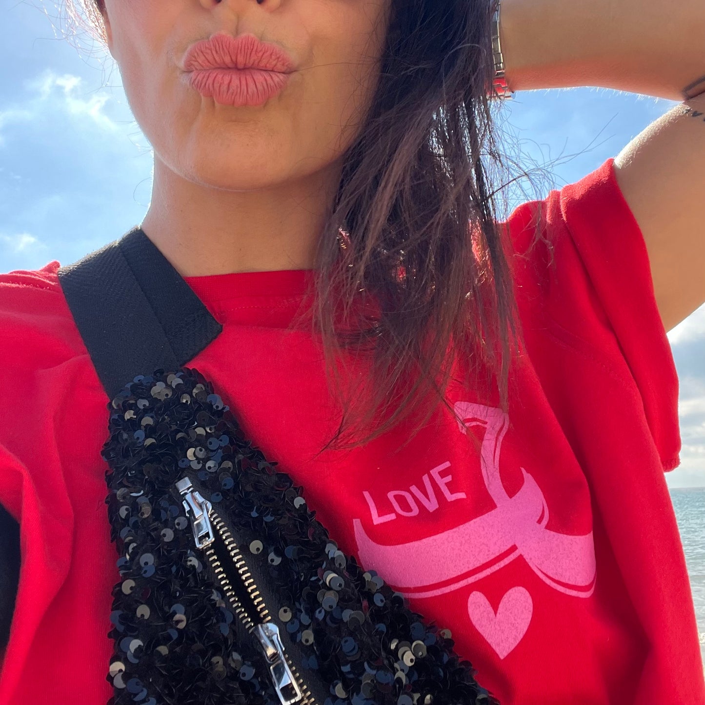 TEE-SHIRT - RED - LOVE